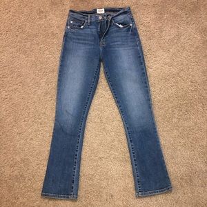 Hudson Harper h rise cropped jeans 26 NWOT